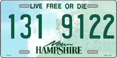 NH license plate 1319122