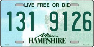 NH license plate 1319126