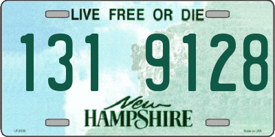 NH license plate 1319128