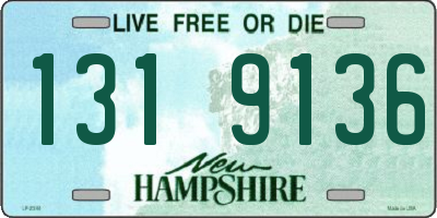 NH license plate 1319136