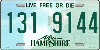 NH license plate 1319144