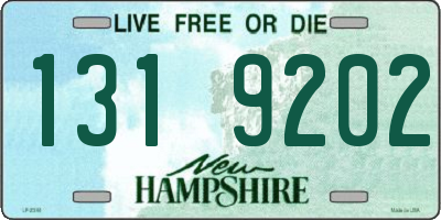 NH license plate 1319202
