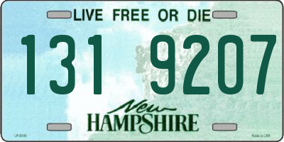 NH license plate 1319207
