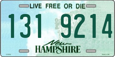 NH license plate 1319214