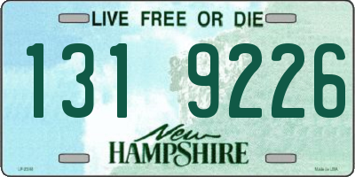 NH license plate 1319226