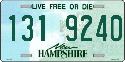 NH license plate 1319240