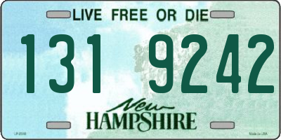 NH license plate 1319242