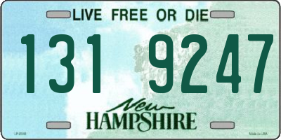 NH license plate 1319247