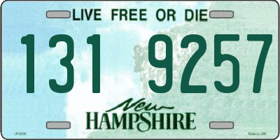 NH license plate 1319257