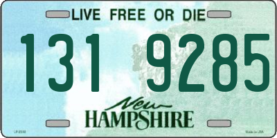 NH license plate 1319285