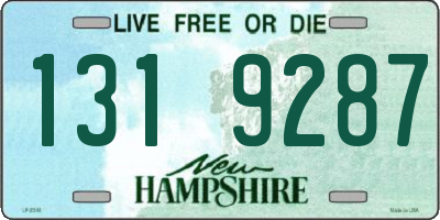 NH license plate 1319287
