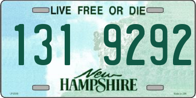 NH license plate 1319292