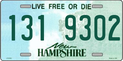 NH license plate 1319302