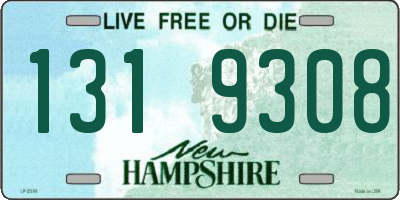NH license plate 1319308