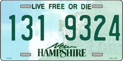 NH license plate 1319324