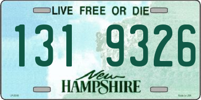 NH license plate 1319326