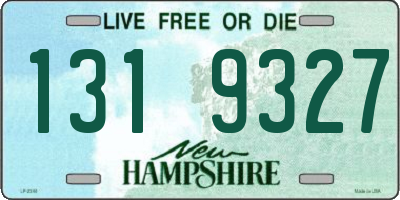 NH license plate 1319327