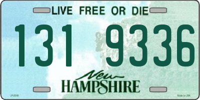 NH license plate 1319336