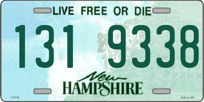 NH license plate 1319338