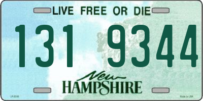 NH license plate 1319344