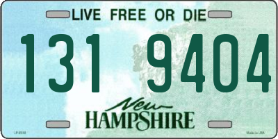 NH license plate 1319404