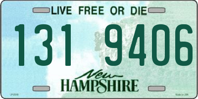 NH license plate 1319406