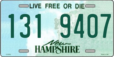 NH license plate 1319407