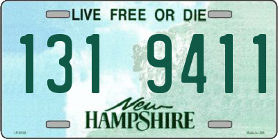 NH license plate 1319411