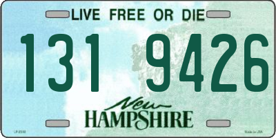NH license plate 1319426
