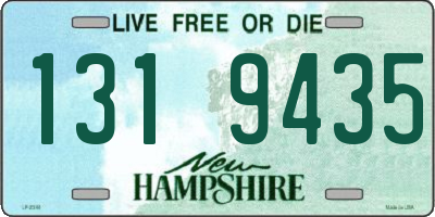 NH license plate 1319435