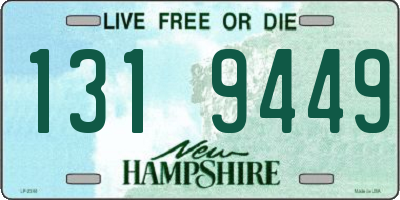 NH license plate 1319449