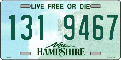 NH license plate 1319467