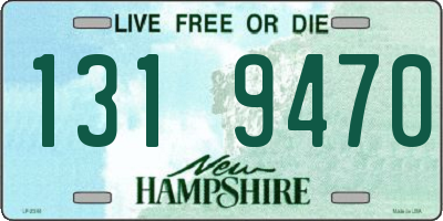 NH license plate 1319470