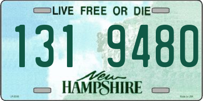 NH license plate 1319480