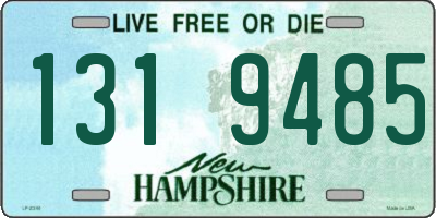 NH license plate 1319485