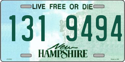 NH license plate 1319494