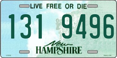 NH license plate 1319496