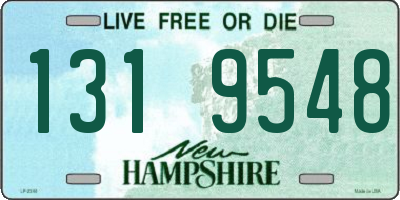 NH license plate 1319548