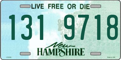 NH license plate 1319718