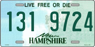 NH license plate 1319724