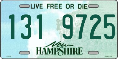 NH license plate 1319725