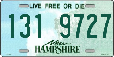 NH license plate 1319727
