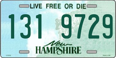 NH license plate 1319729