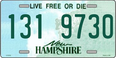 NH license plate 1319730