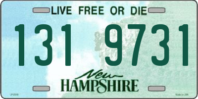 NH license plate 1319731