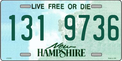 NH license plate 1319736
