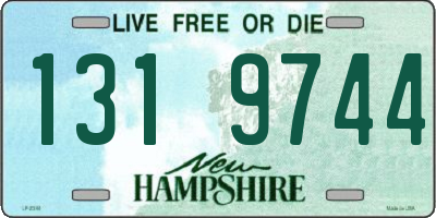 NH license plate 1319744