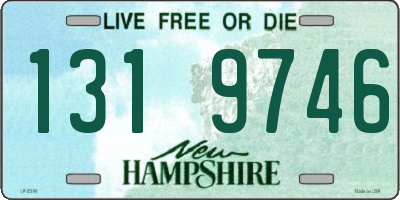 NH license plate 1319746