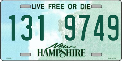NH license plate 1319749