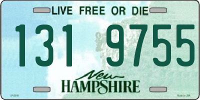 NH license plate 1319755